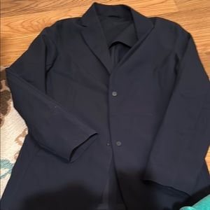 Stylish dark navy blue lululemon men blazer Jacket small